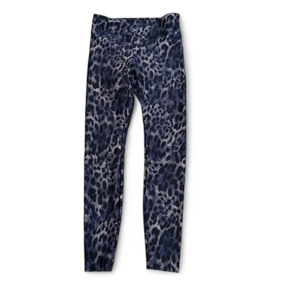 Koral Drive Cheetara Blue Animal Print High Rise Leggings Size Small - Picture 2 of 6